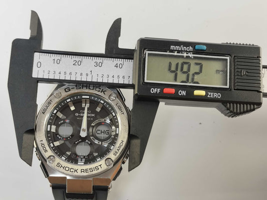 CASIO GST-W110 002A097J SS/Rubber/Solar Digital/Analog Dial Men's Watch