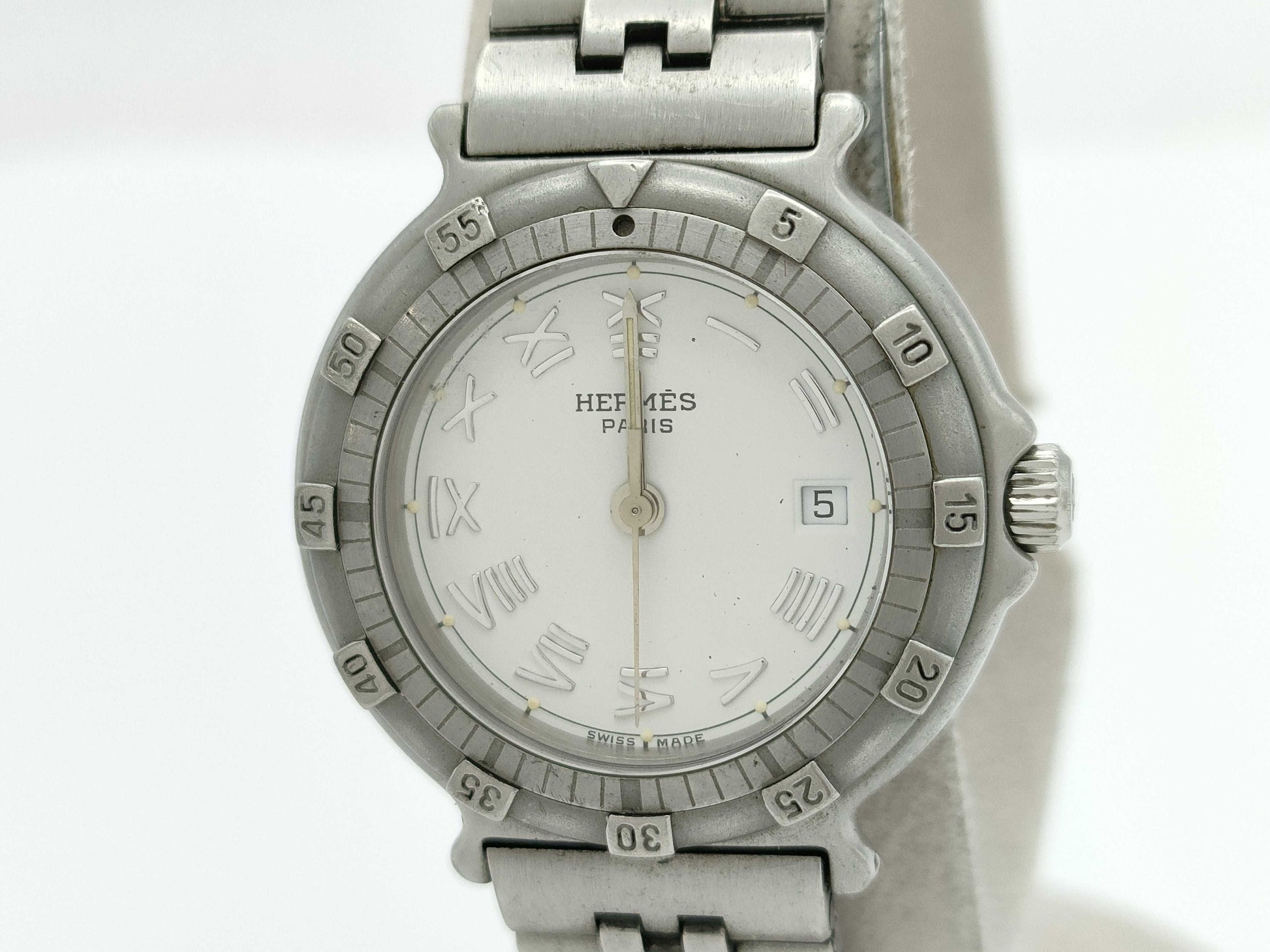 HERMES Captain Nemo 10ATU 252955 Quartz Women's Watch 