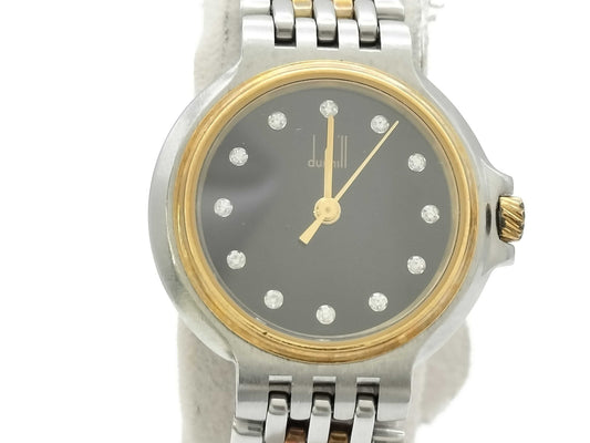 Dunhill 25 29223 W00 Quartz Black Dial Women's Watch 