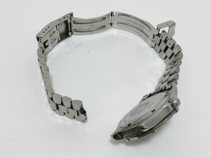TAG Heuer ET9790 Stainless Steel/QZ Black Dial Men's Watch, Not Working/No Operational Guarantee