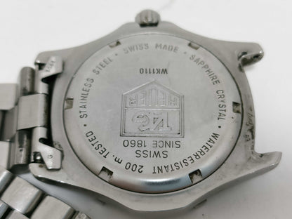 TAG Heuer ET9790 Stainless Steel/QZ Black Dial Men's Watch, Not Working/No Operational Guarantee