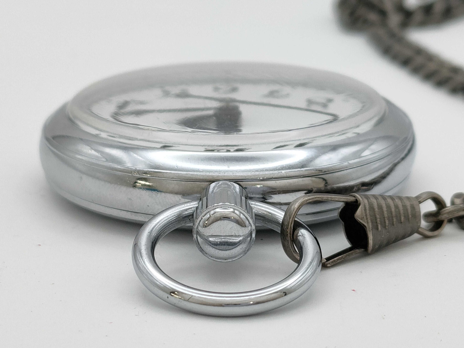 SEIKO 6310-0020 880240 Manual Winding White Dial Pocket Watch