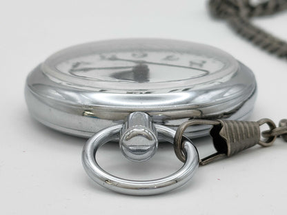 SEIKO 6310-0020 880240 Manual Winding White Dial Pocket Watch