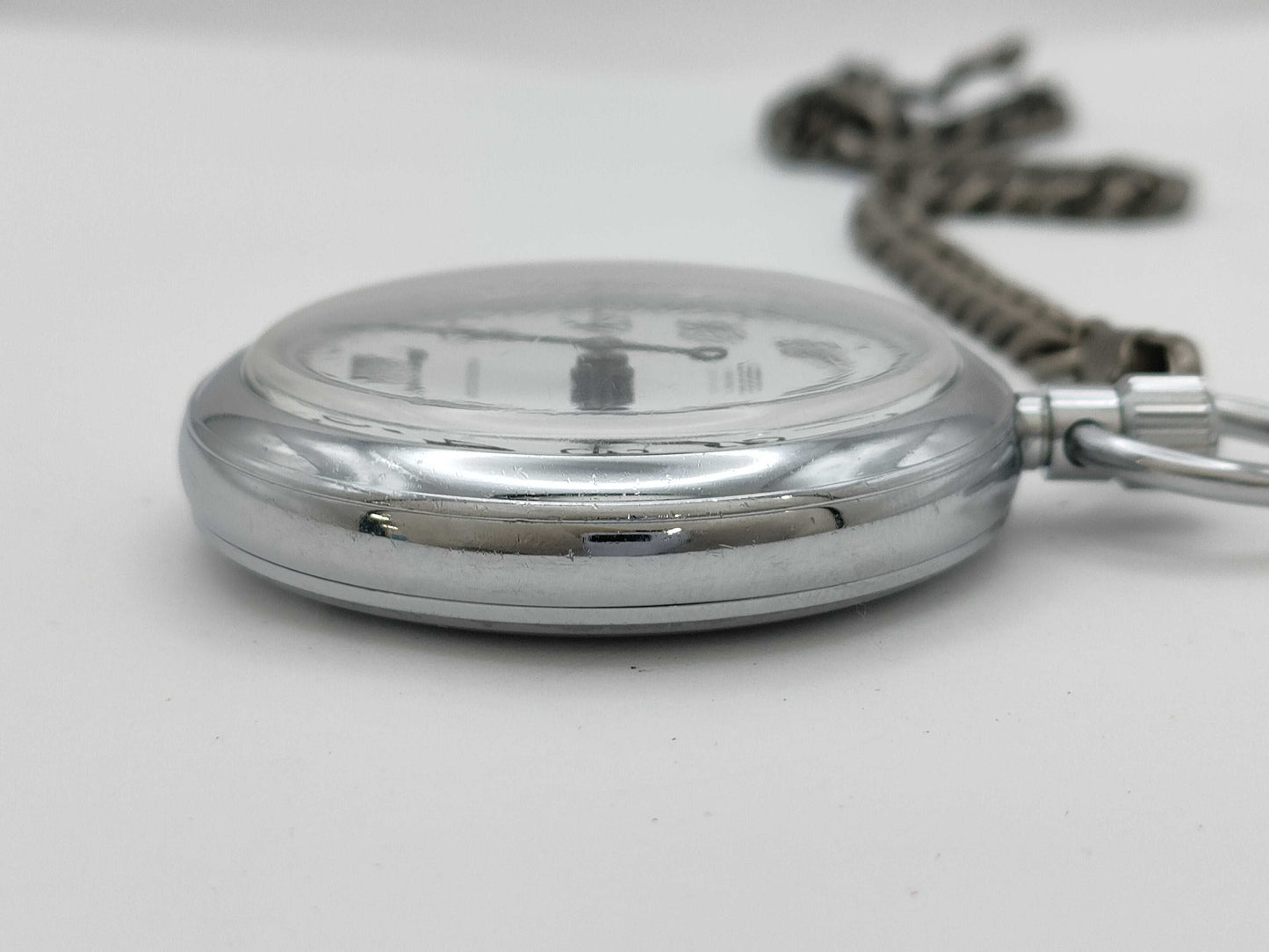 SEIKO 6310-0020 880240 Manual Winding White Dial Pocket Watch