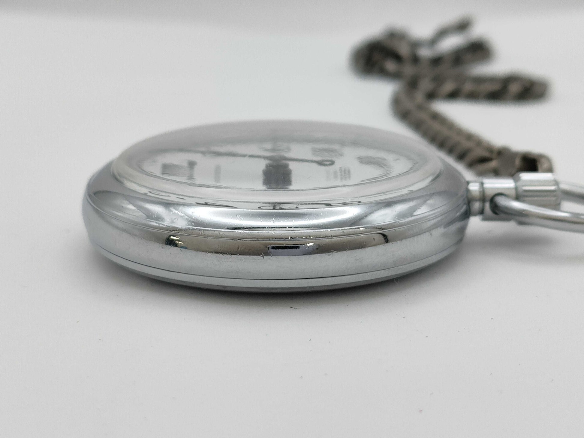 SEIKO 6310-0020 880240 Manual Winding White Dial Pocket Watch