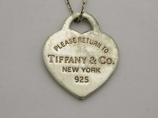 Tiffany & Co. Tiffany & Co. Return to Tiffany Heart Tag Necklace SV925 Silver Necklace