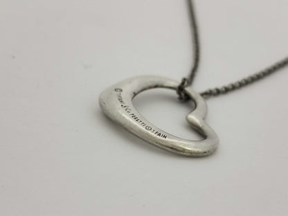 Tiffany & Co. Tiffany & Co. Open Heart Tiffany Open Heart Necklace SV925 Silver Necklace