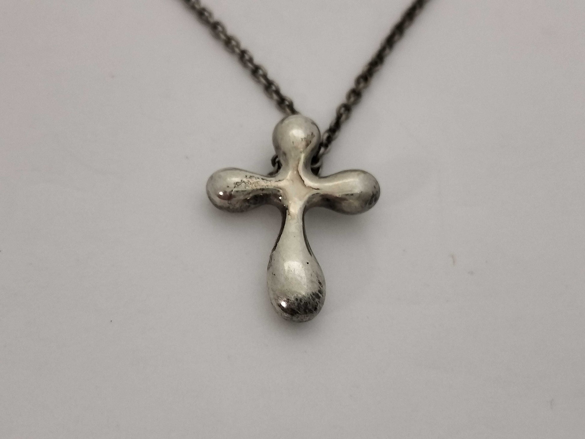 Tiffany & Co. Tiffany & Co. Cross Motif Tiffany Cross Necklace SV925 Necklace
