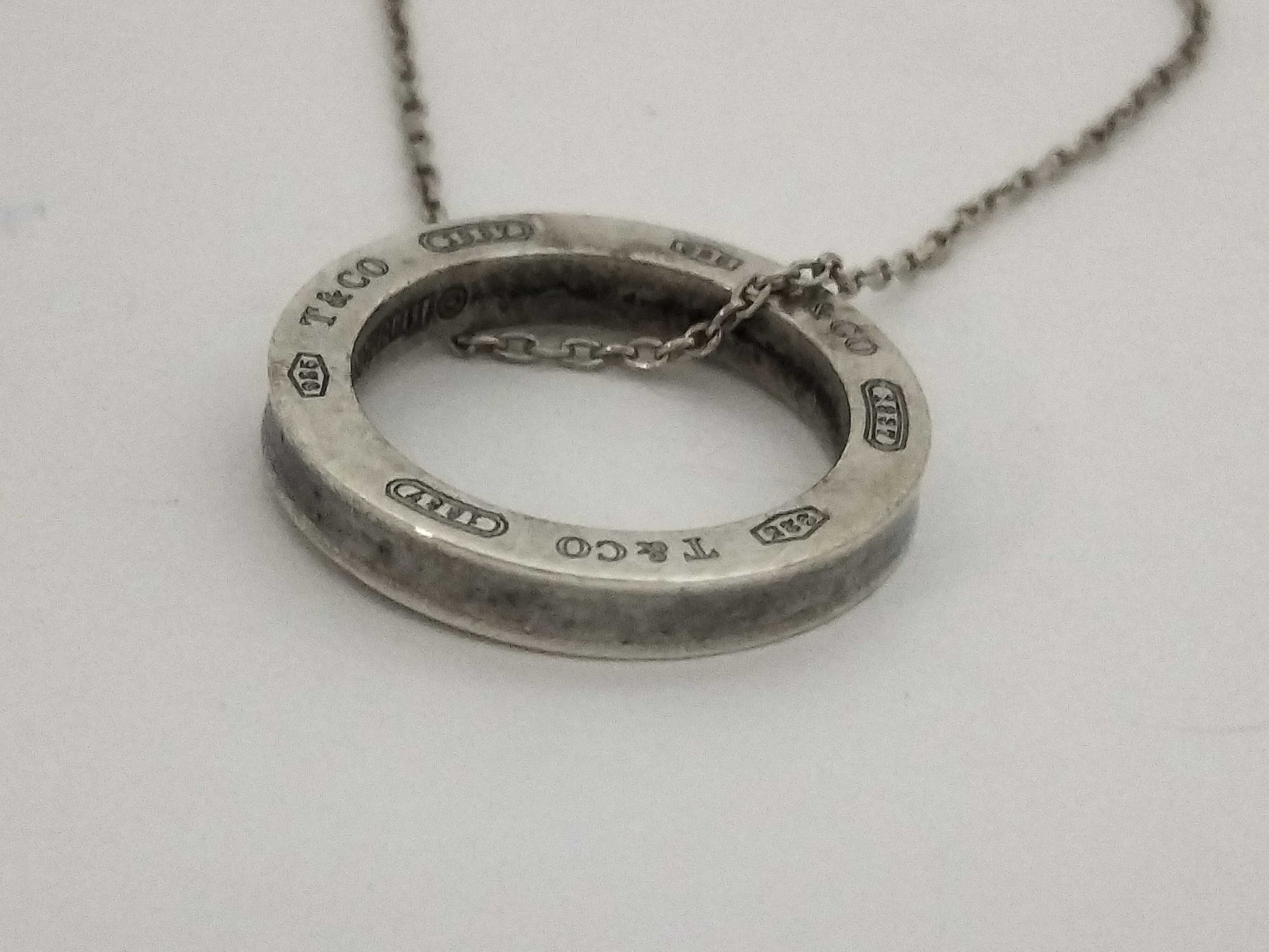 Tiffany & Co. Tiffany & Co. Tiffany Circle Necklace 925 Silver Necklace