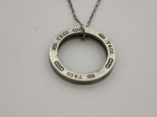 Tiffany & Co. Tiffany & Co. Tiffany Circle Necklace 925 Silver Necklace