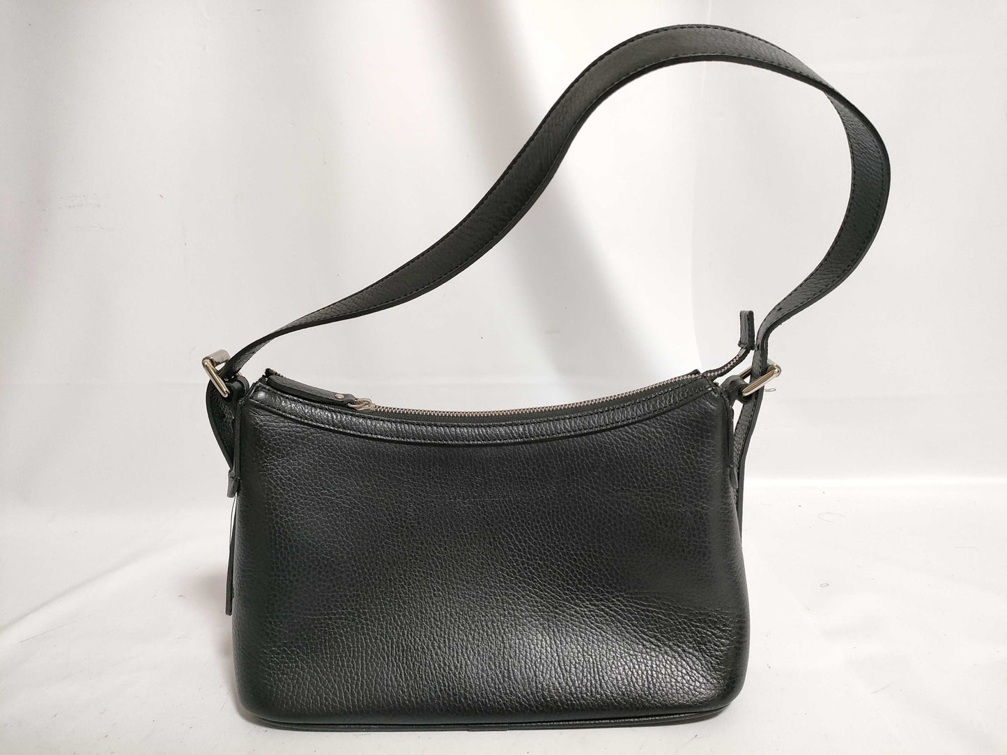 BURBERRY Leather One-Shoulder Bag Black Shoulder Bag