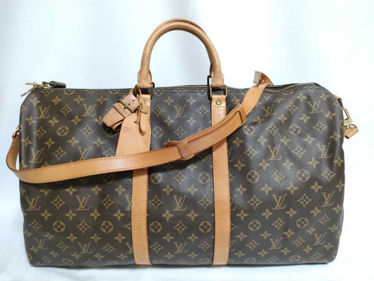 LOUIS VUITTON LOUIS VUITTON Monogram LV Monogram Keepall Bandouliere 55 M41414 VI0910 Boston Bag