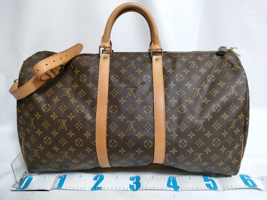 LOUIS VUITTON LOUIS VUITTON Monogram LV Monogram Keepall Bandouliere 55 M41414 VI0910 Boston Bag