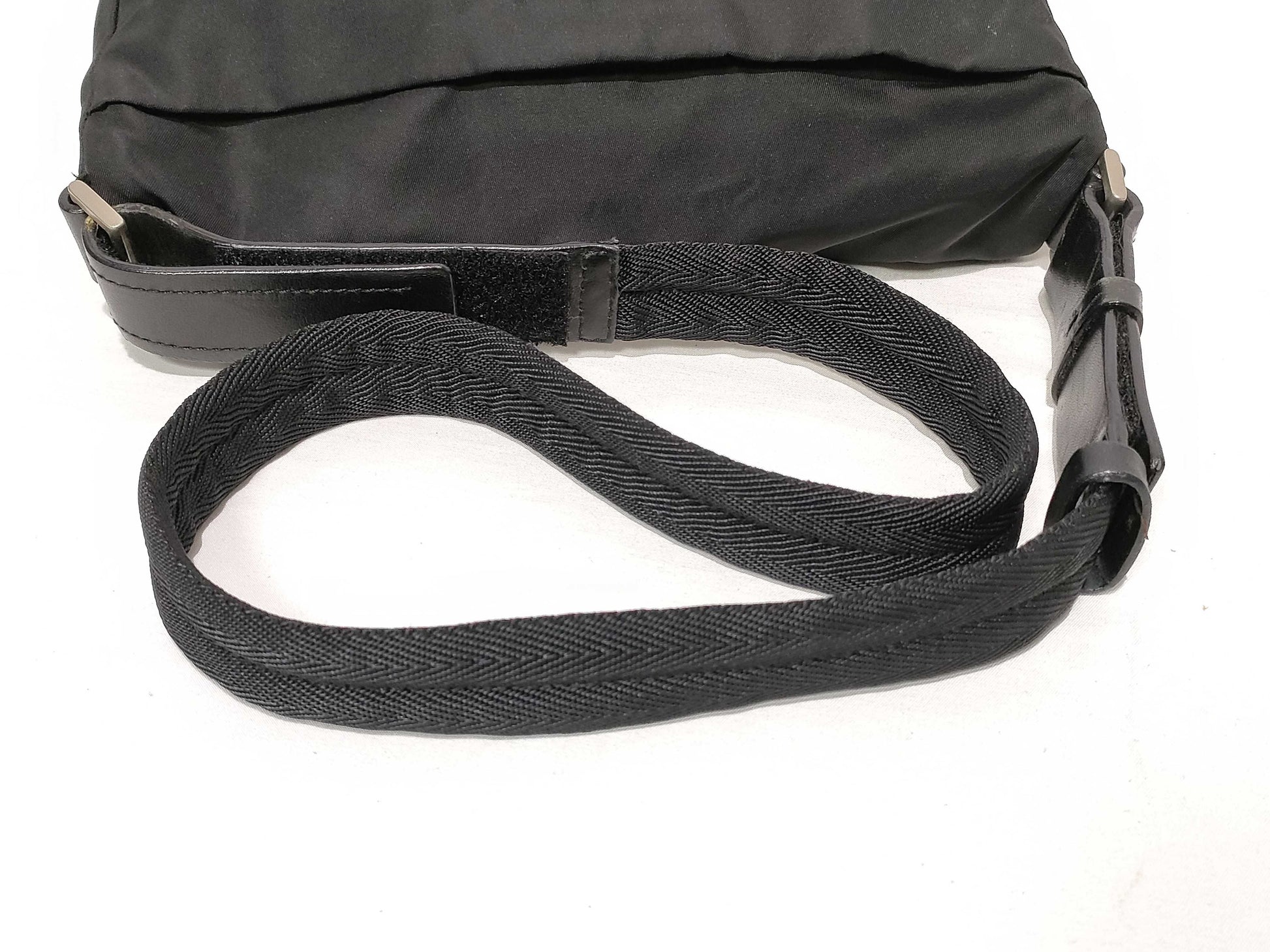PRADA Nylon Prada Tessuto Shoulder Bag Black Shoulder Bag