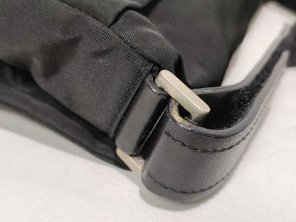 PRADA Nylon Prada Tessuto Shoulder Bag Black Shoulder Bag