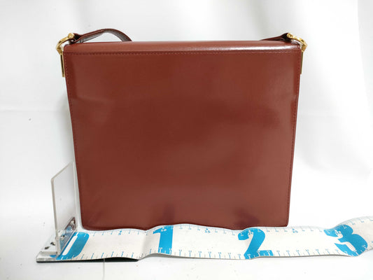 Cartier Must Cartier Must Line Leather Shoulder Bag Bordeaux Shoulder Bag