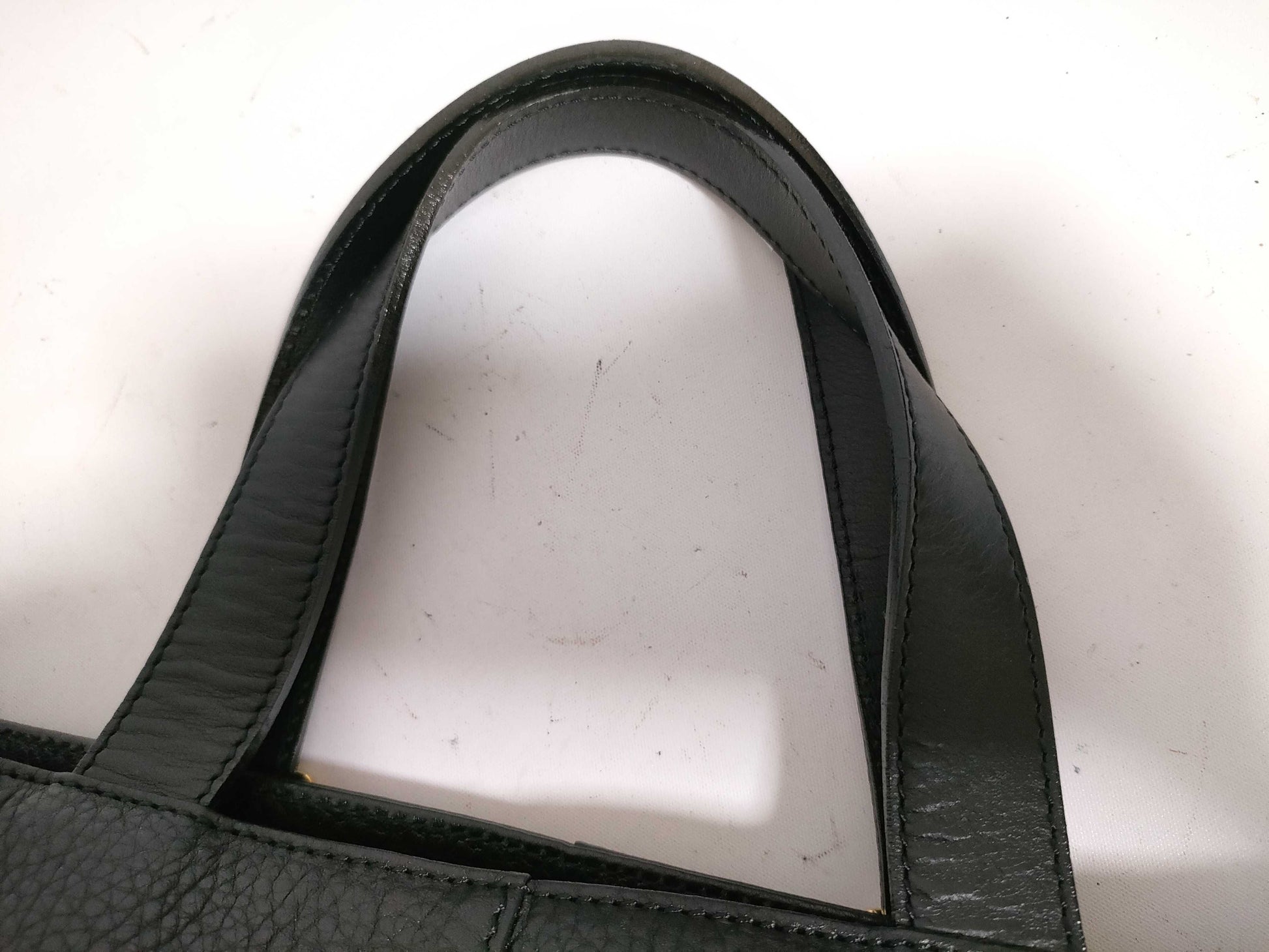 Burberrys Leather Handbag Black Handbag