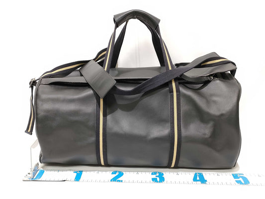 CELINE Leather Boston Bag MA00/2 Black Boston Bag