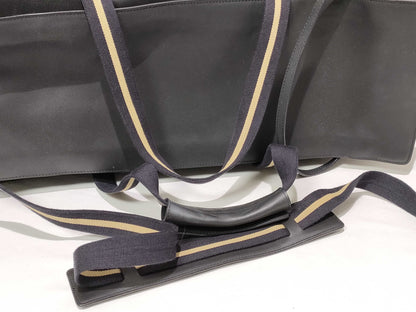 CELINE Leather Boston Bag MA00/2 Black Boston Bag