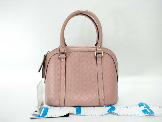 GUCCI Guccissima Gucci Micro Guccissima 2-Way Handbag 449654 520981 Pink Handbag