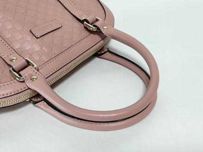 GUCCI Guccissima Gucci Micro Guccissima 2-Way Handbag 449654 520981 Pink Handbag