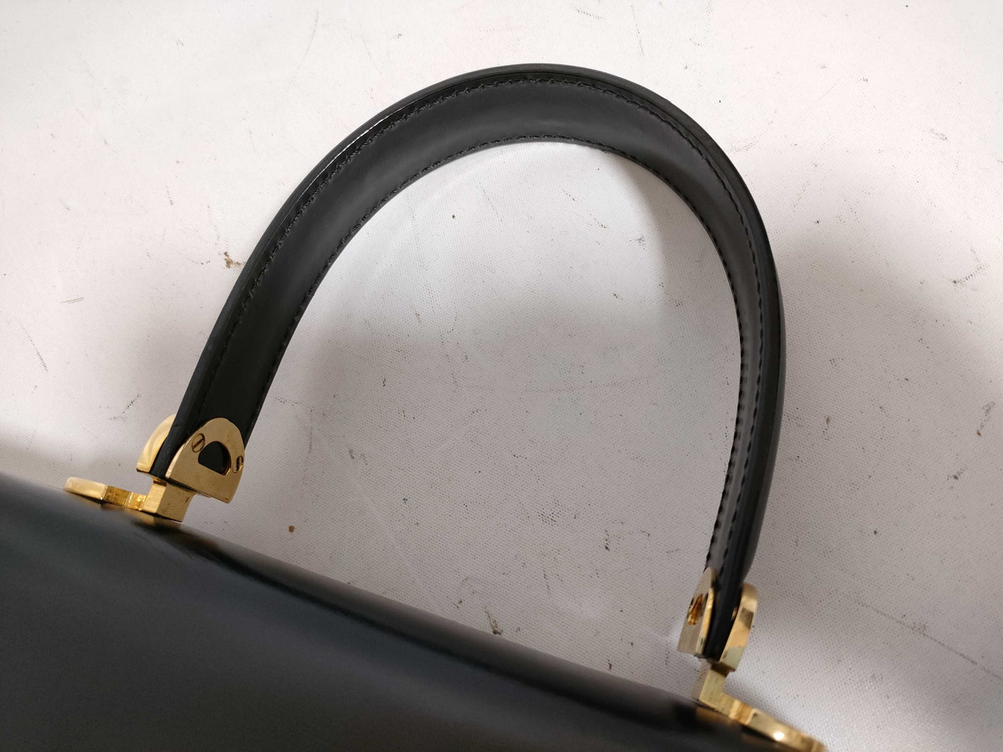 CELINE Leather Handbag F/06 Black Handbag