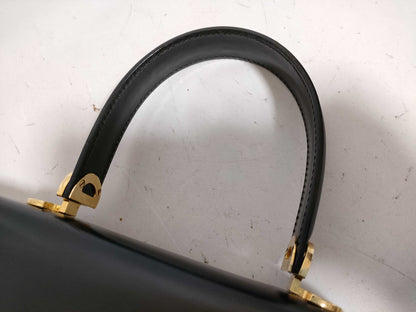 CELINE Leather Handbag F/06 Black Handbag