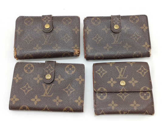LOUIS VUITTON Monogram Louis Vuitton Bifold Wallet 4-Piece Set
