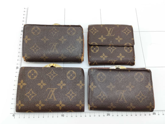 LOUIS VUITTON Monogram Louis Vuitton Bifold Wallet 4-Piece Set