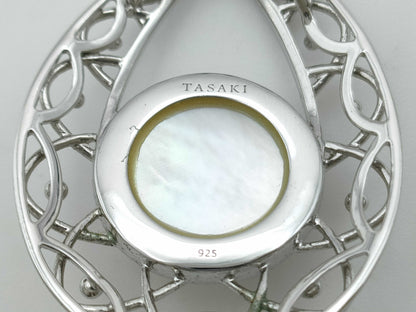 TASAKI Mabe Pearl Necklace, Approx. 17.0mm Diameter, Sterling Silver, 11.7g 