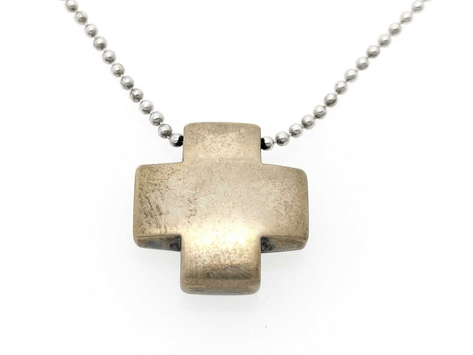 Tiffany & Co. Tiffany & Co. Cross Motif Tiffany Roman Cross Silver Necklace Necklace