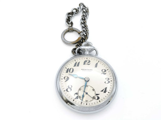 SEIKO Manual Winding Unmoving Pocket Watch