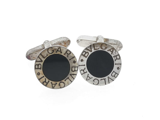 BVLGARI Bulgari Cufflinks in Box Tie Pin/Cufflinks