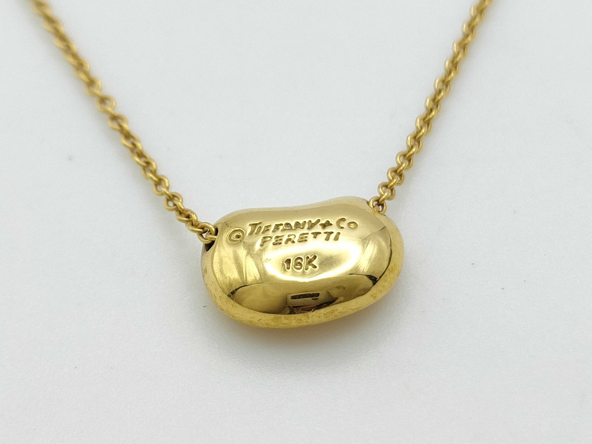 Tiffany & Co. Bean 18K 2.9g Necklace 