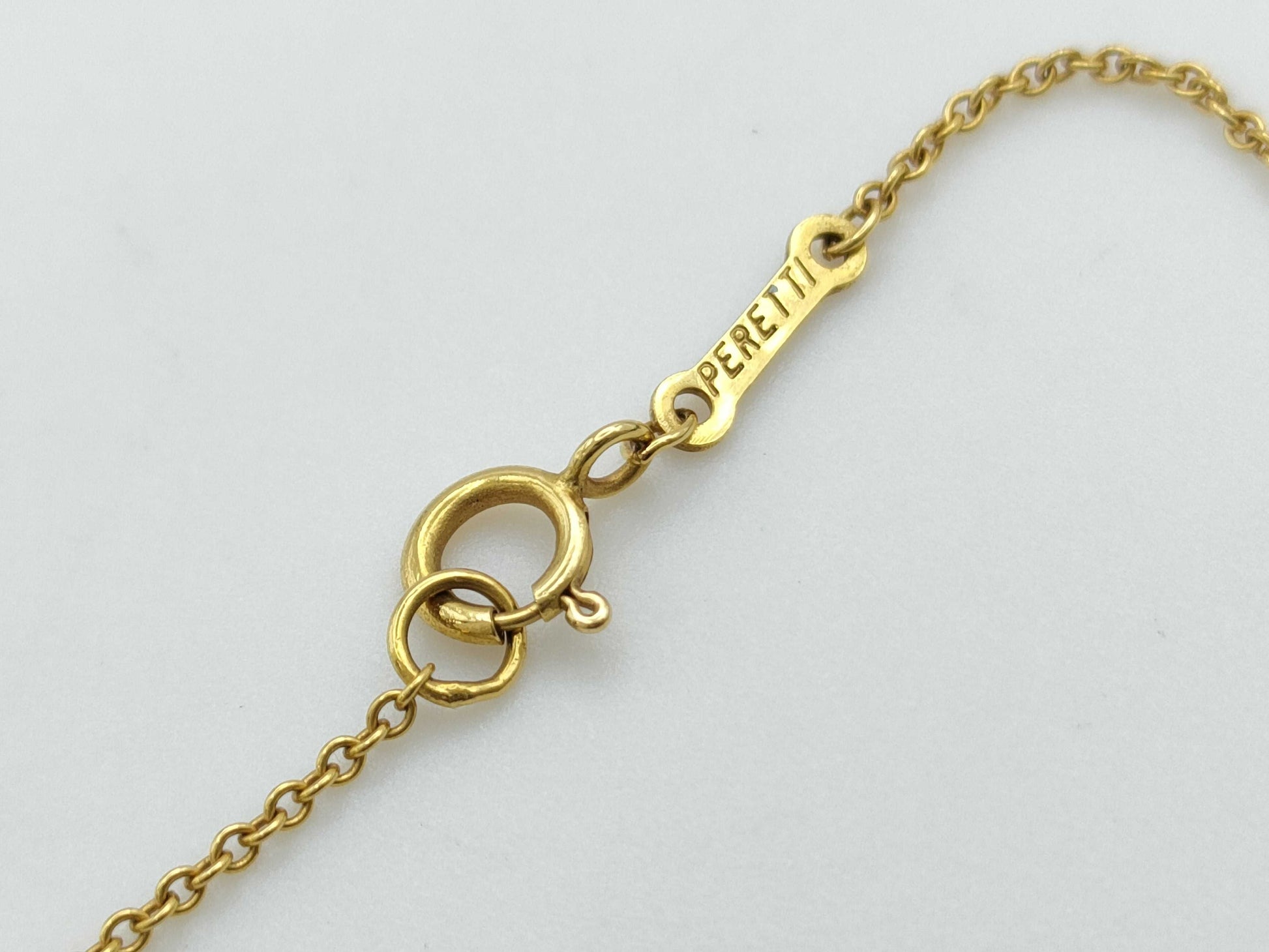 Tiffany & Co. Bean 18K 2.9g Necklace 