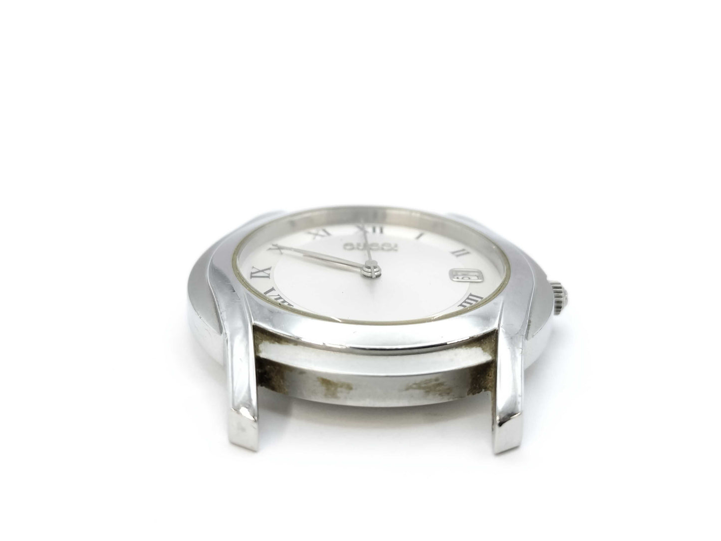 GUCCI 5500M 0019139 Quartz Silver Dial Boys' Watch
