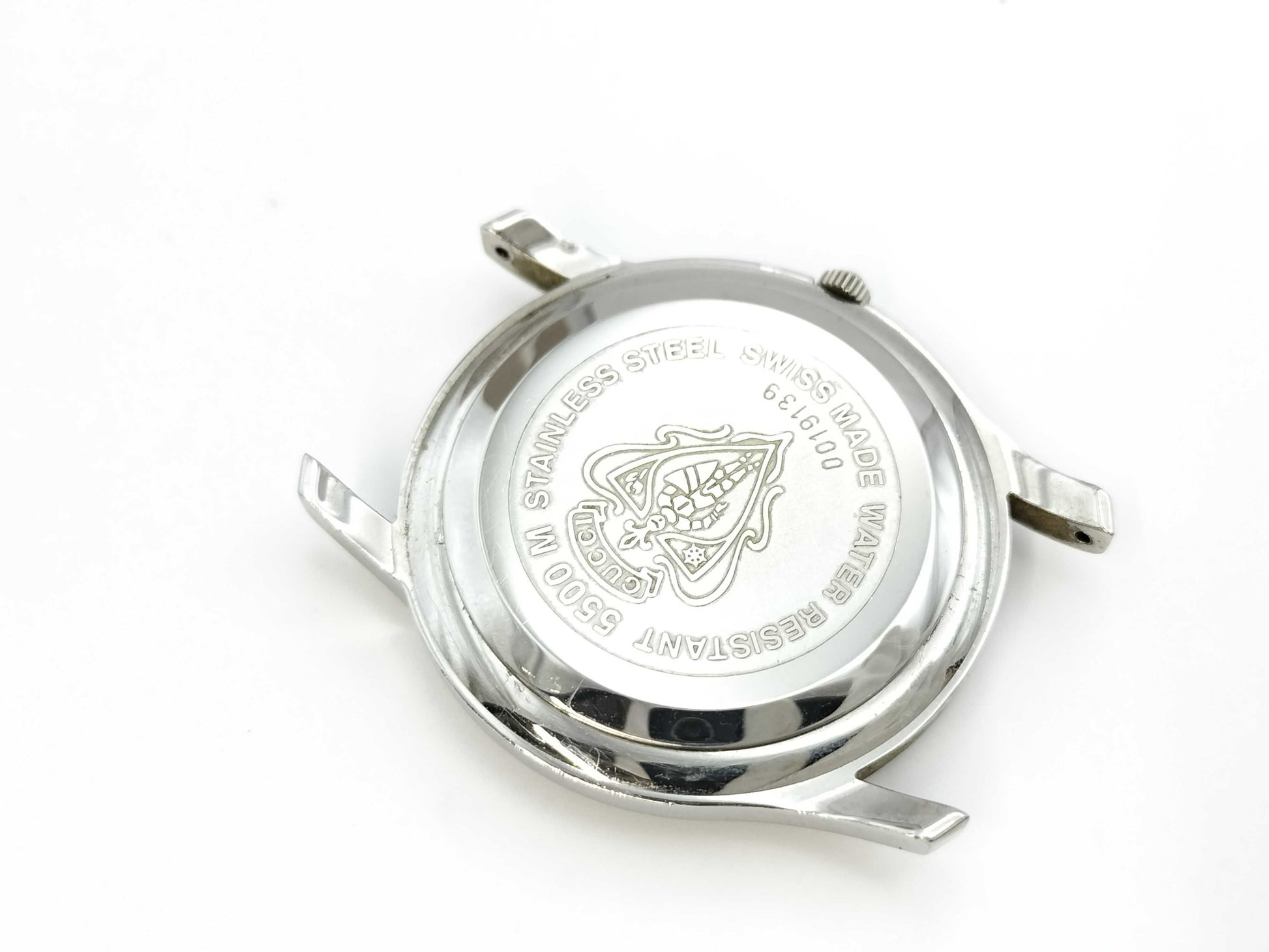 GUCCI 5500M 0019139 Quartz Silver Dial Boys' Watch