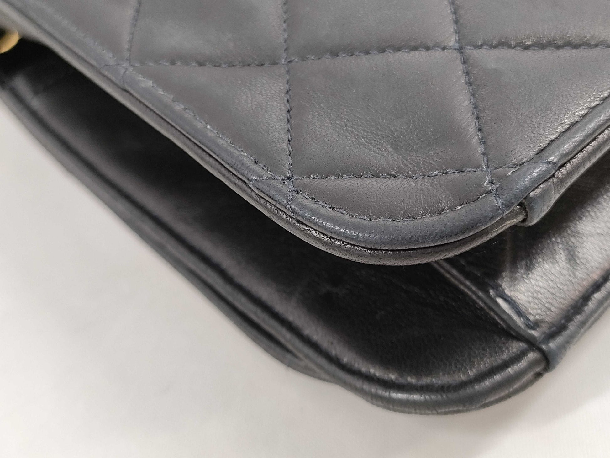 CHANEL Matelasse Single Flap Lambskin Shoulder Bag