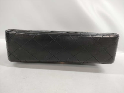 CHANEL Matelasse Double Flap Lambskin Shoulder Bag with Box
