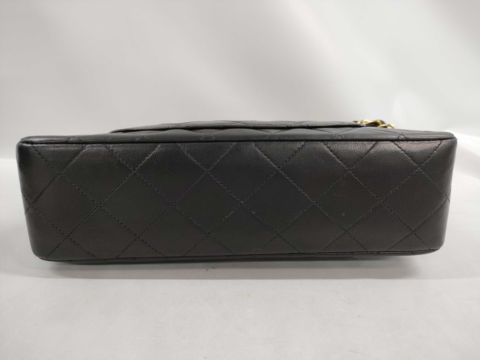 CHANEL Matelasse Double Flap Lambskin Shoulder Bag in Box