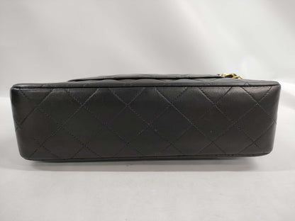 CHANEL Matelasse Double Flap Lambskin Shoulder Bag in Box
