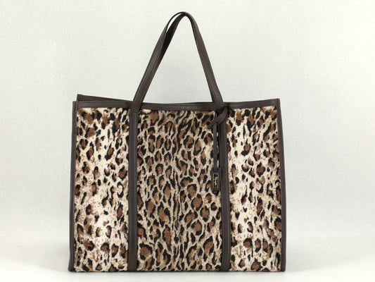 Kanematsu Leopard Print Tote Bag