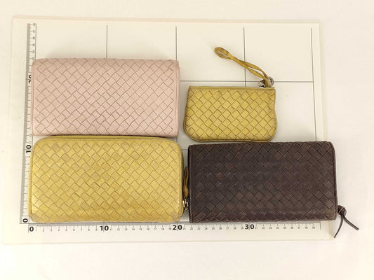 BOTTEGA VENETA Intrecciato Wallet and 4 Accessories Set