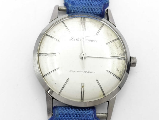 SEIKO Crown J14022 943963 Manual Winding Unmoving Boys' Watch