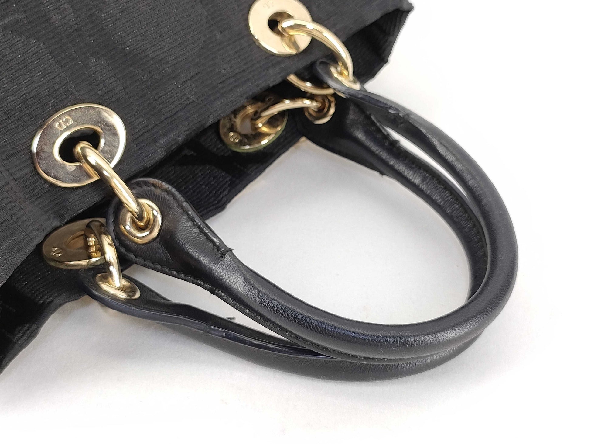 Dior Christian Dior Cannage Black Handbag Handbag
