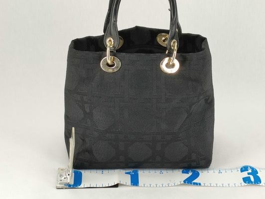 Dior Christian Dior Cannage Black Handbag Handbag