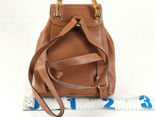 GUCCI Bamboo Backpack Brown