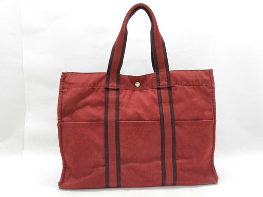 HERMES Foul Tote HERMES Foul Tote Red Tote Bag
