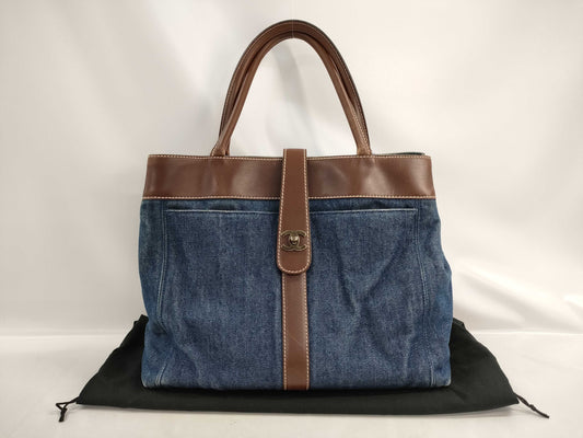 CHANEL Chanel denim bag tote bag