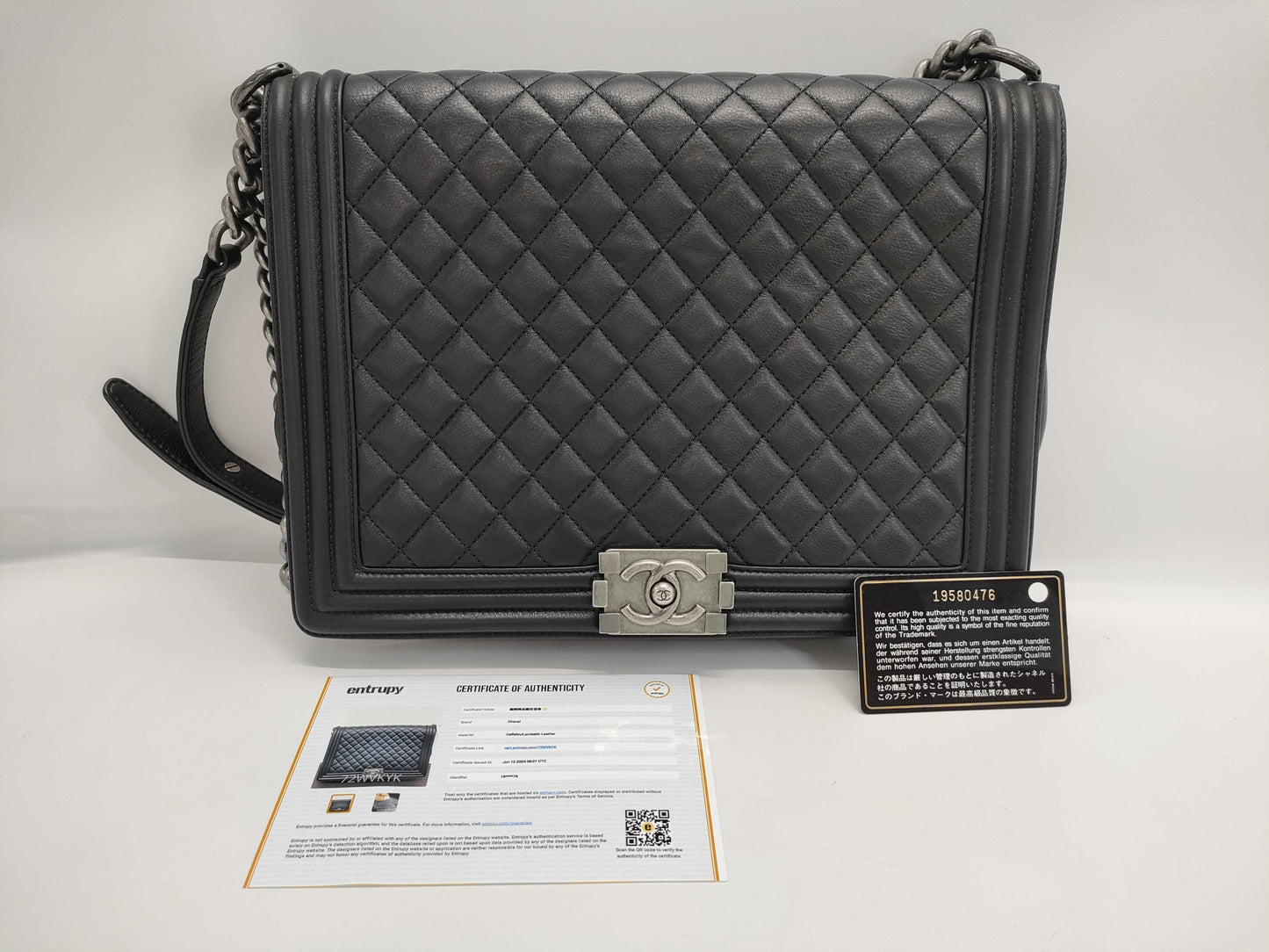 CHANEL Matelasse Boy 30 Matelasse Shoulder Bag